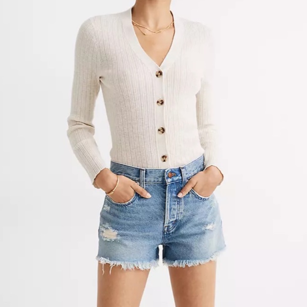 NWT Madewell Relaxed Denim Shorts